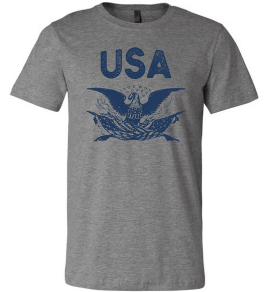 USA Eagle - Men's/Unisex Lightweight Fitted T-Shirt
