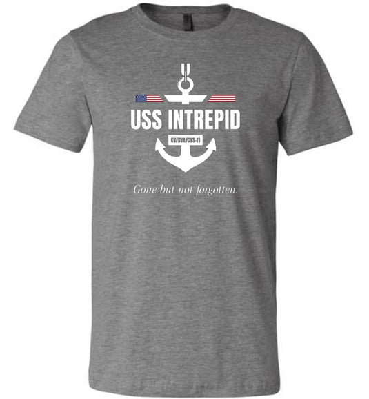 USS Intrepid CV/CVA/CVS-11 "GBNF" - Men's/Unisex Lightweight Fitted T-Shirt