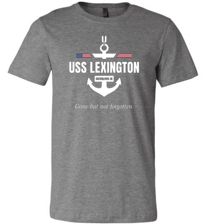 Load image into Gallery viewer, USS Lexington CV/CVA/CVS-16 &quot;GBNF&quot; - Men&#39;s/Unisex Lightweight Fitted T-Shirt
