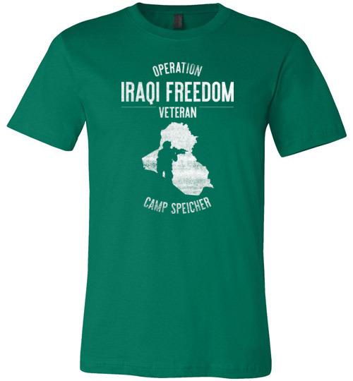 Load image into Gallery viewer, Operation Iraqi Freedom &quot;Camp Speicher&quot; - Men&#39;s/Unisex Lightweight Fitted T-Shirt
