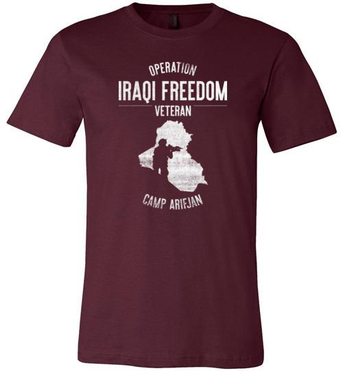 Load image into Gallery viewer, Operation Iraqi Freedom &quot;Camp Arifjan&quot; - Men&#39;s/Unisex Lightweight Fitted T-Shirt
