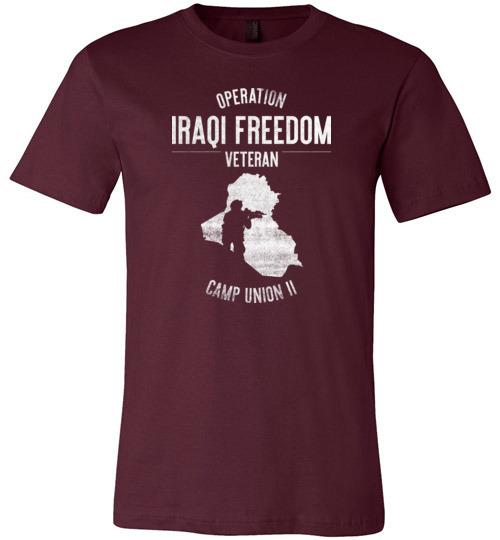 Load image into Gallery viewer, Operation Iraqi Freedom &quot;Camp Union II&quot; - Men&#39;s/Unisex Lightweight Fitted T-Shirt
