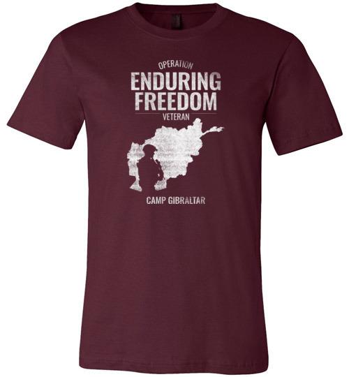 Operation Enduring Freedom "Camp Gibraltar" - Men's/Unisex Lightweight Fitted T-Shirt