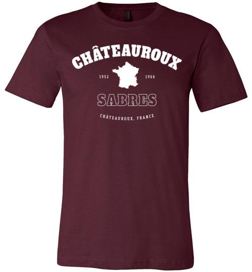 Chateauroux Sabres - Men's/Unisex Lightweight Fitted T-Shirt