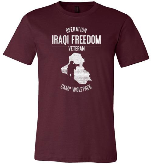 Operation Iraqi Freedom "Camp Wolfpack" - Men's/Unisex Lightweight Fitted T-Shirt