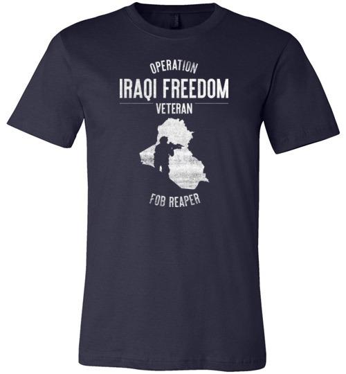 Load image into Gallery viewer, Operation Iraqi Freedom &quot;FOB Reaper&quot; - Men&#39;s/Unisex Lightweight Fitted T-Shirt
