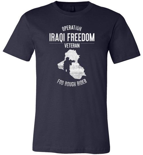 Operation Iraqi Freedom "FOB Rough Rider" - Men's/Unisex Lightweight Fitted T-Shirt