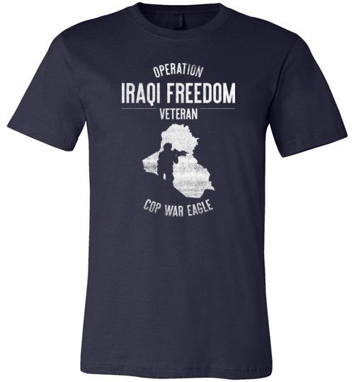 Operation Iraqi Freedom "COP War Eagle" - Men's/Unisex Lightweight Fitted T-Shirt
