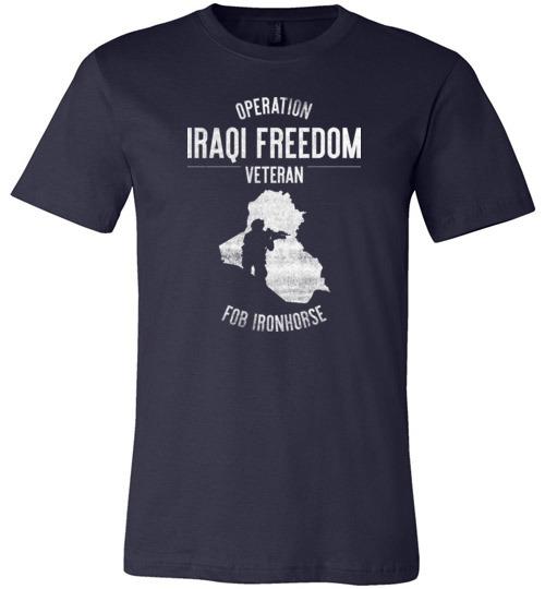 Load image into Gallery viewer, Operation Iraqi Freedom &quot;FOB Ironhorse&quot; - Men&#39;s/Unisex Lightweight Fitted T-Shirt
