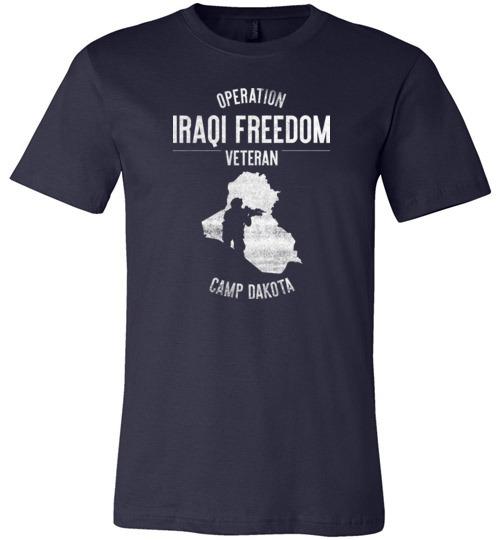 Load image into Gallery viewer, Operation Iraqi Freedom &quot;Camp Dakota&quot; - Men&#39;s/Unisex Lightweight Fitted T-Shirt
