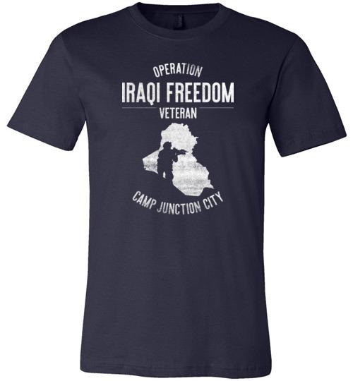 Load image into Gallery viewer, Operation Iraqi Freedom &quot;Camp Junction City&quot; - Men&#39;s/Unisex Lightweight Fitted T-Shirt
