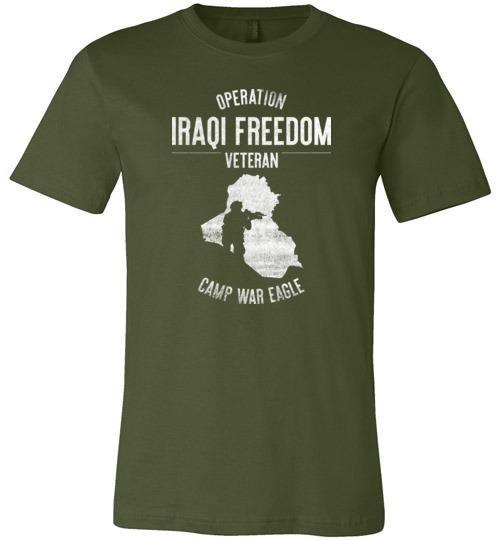Operation Iraqi Freedom "Camp War Eagle" - Men's/Unisex Lightweight Fitted T-Shirt