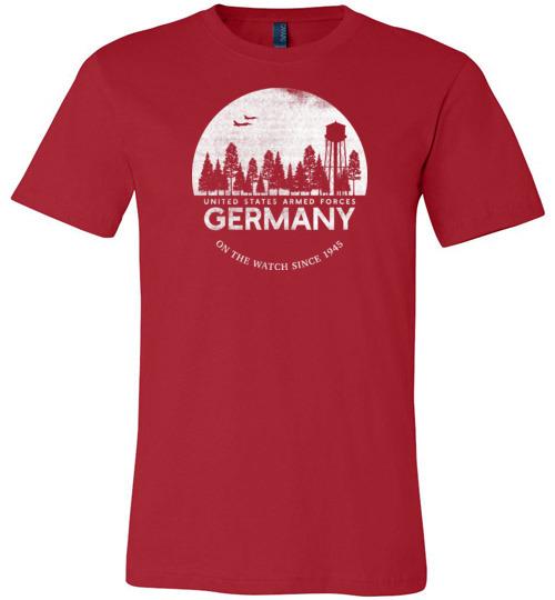 U.S. Armed Forces Germany "On The Watch Since 1945" - Men's/Unisex Lightweight Fitted T-Shirt