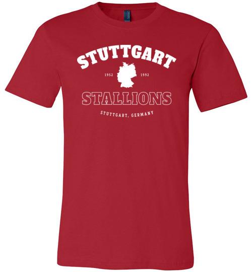 Stuttgart Stallions - Men's/Unisex Lightweight Fitted T-Shirt