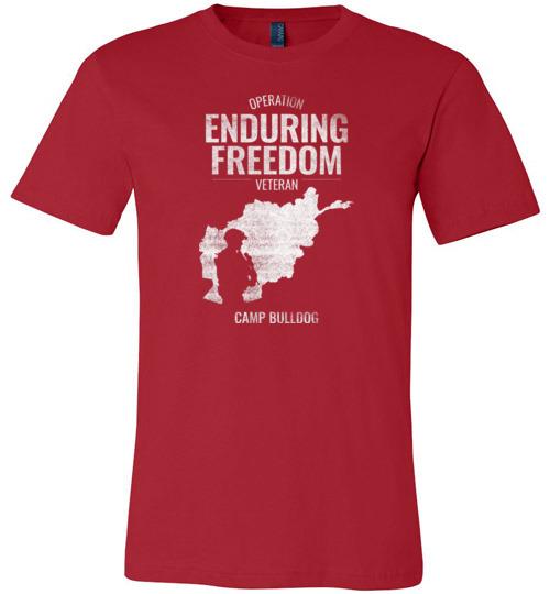 Operation Enduring Freedom "Camp Bulldog" - Men's/Unisex Lightweight Fitted T-Shirt