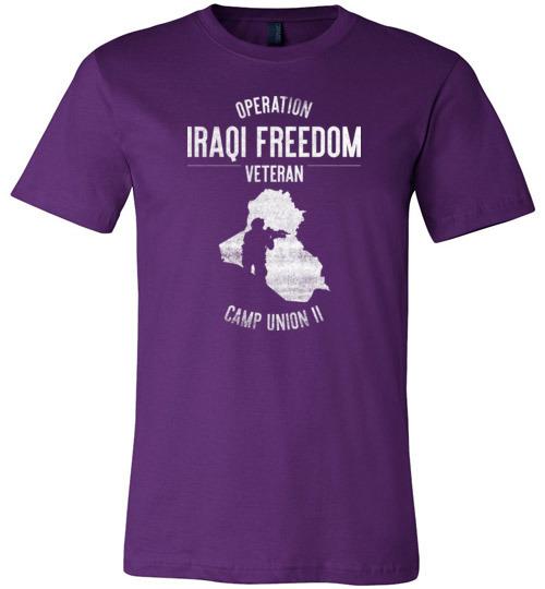 Load image into Gallery viewer, Operation Iraqi Freedom &quot;Camp Union II&quot; - Men&#39;s/Unisex Lightweight Fitted T-Shirt
