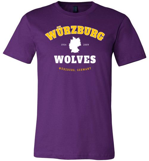 Wurzburg Wolves - Men's/Unisex Lightweight Fitted T-Shirt