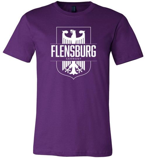Load image into Gallery viewer, Flensburg, Germany - Men&#39;s/Unisex Lightweight Fitted T-Shirt
