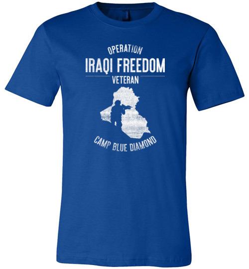 Operation Iraqi Freedom "Camp Blue Diamond" - Men's/Unisex Lightweight Fitted T-Shirt