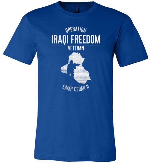 Operation Iraqi Freedom "Camp Cedar II" - Men's/Unisex Lightweight Fitted T-Shirt