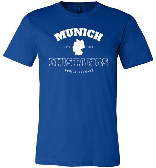 Munich Mustangs - Men's/Unisex Lightweight Fitted T-Shirt
