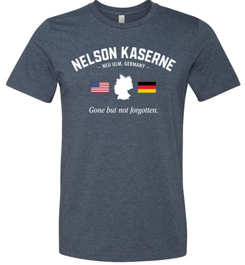 Nelson Kaserne "GBNF" - Men's/Unisex Lightweight Fitted T-Shirt-Wandering I Store