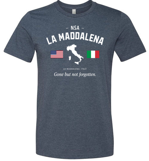 Load image into Gallery viewer, NSA La Maddalena &quot;GBNF&quot; - Men&#39;s/Unisex Lightweight Fitted T-Shirt-Wandering I Store
