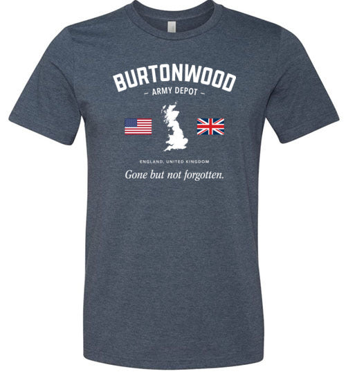 Burtonwood Army Depot "GBNF" - Men's/Unisex Lightweight Fitted T-Shirt-Wandering I Store