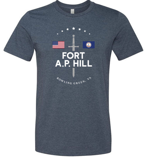 Load image into Gallery viewer, Fort A.P. Hill - Men&#39;s/Unisex Lightweight Fitted T-Shirt-Wandering I Store
