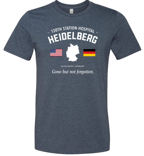 130th Station Hospital Heidelberg "GBNF" - Men's/Unisex Lightweight Fitted T-Shirt-Wandering I Store