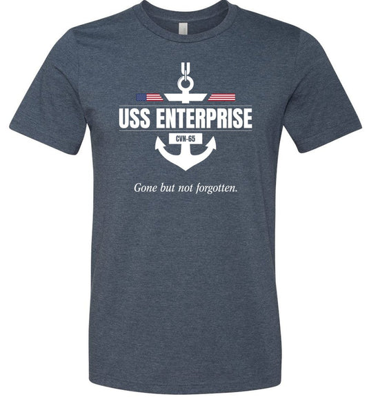 USS Enterprise CVN-65 "GBNF" - Men's/Unisex Lightweight Fitted T-Shirt