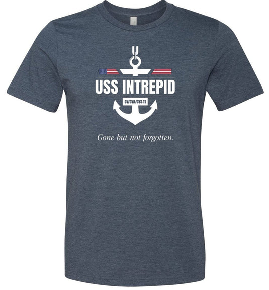 USS Intrepid CV/CVA/CVS-11 "GBNF" - Men's/Unisex Lightweight Fitted T-Shirt