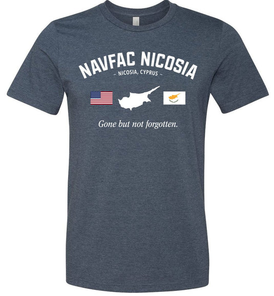 NAVFAC Nicosia "GBNF" - Men's/Unisex Lightweight Fitted T-Shirt