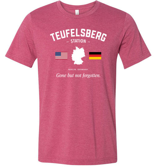Teufelsberg Station "GBNF" - Men's/Unisex Lightweight Fitted T-Shirt-Wandering I Store