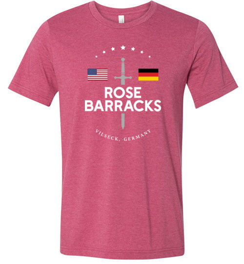 Rose Barracks - Men's/Unisex Lightweight Fitted T-Shirt-Wandering I Store
