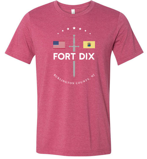 Load image into Gallery viewer, Fort Dix - Men&#39;s/Unisex Lightweight Fitted T-Shirt-Wandering I Store
