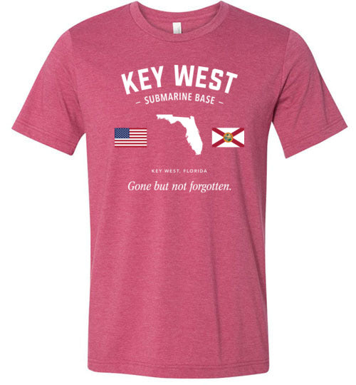 Load image into Gallery viewer, Key West Submarine Base &quot;GBNF&quot; - Men&#39;s/Unisex Lightweight Fitted T-Shirt-Wandering I Store
