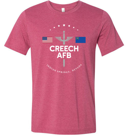 Creech AFB - Men's/Unisex Lightweight Fitted T-Shirt-Wandering I Store