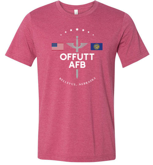 Load image into Gallery viewer, Offutt AFB - Men&#39;s/Unisex Lightweight Fitted T-Shirt-Wandering I Store
