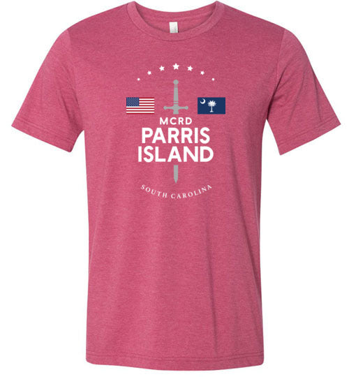 MCRD Parris Island - Men's/Unisex Lightweight Fitted T-Shirt-Wandering I Store