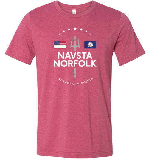 Load image into Gallery viewer, NAVSTA Norfolk - Men&#39;s/Unisex Lightweight Fitted T-Shirt-Wandering I Store
