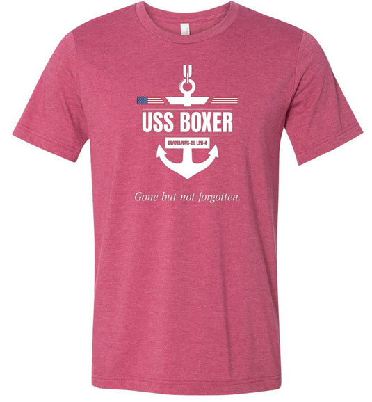 USS Boxer CV/CVA/CVS-21 LPH-4 "GBNF" - Men's/Unisex Lightweight Fitted T-Shirt