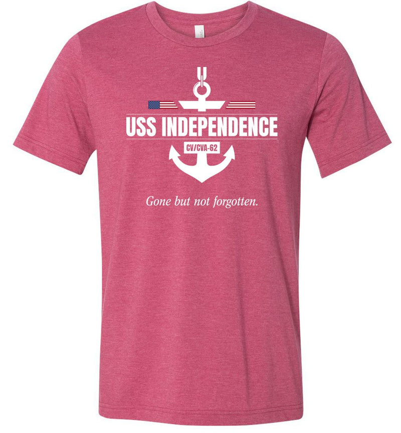 Load image into Gallery viewer, USS Independence CV/CVA-62 &quot;GBNF&quot; - Men&#39;s/Unisex Lightweight Fitted T-Shirt
