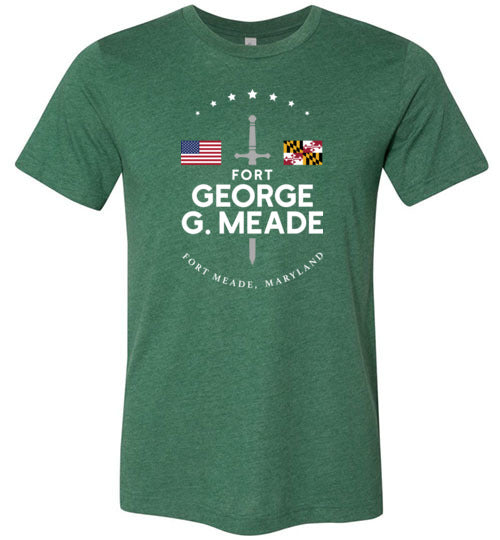 Load image into Gallery viewer, Fort George G. Meade - Men&#39;s/Unisex Lightweight Fitted T-Shirt-Wandering I Store
