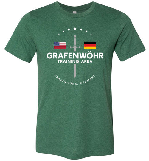 Grafenwohr Training Area - Men's/Unisex Lightweight Fitted T-Shirt-Wandering I Store