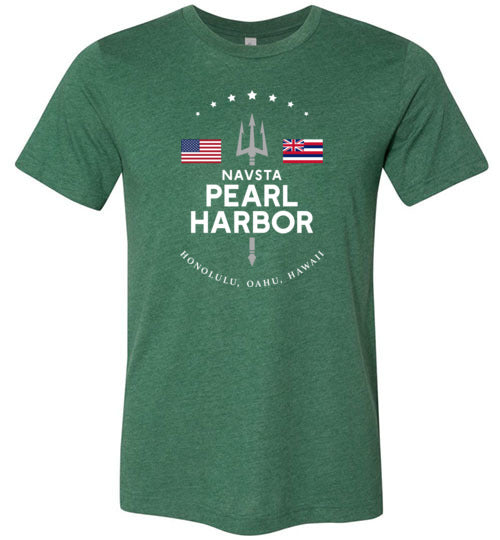 NAVSTA Pearl Harbor - Men's/Unisex Lightweight Fitted T-Shirt-Wandering I Store