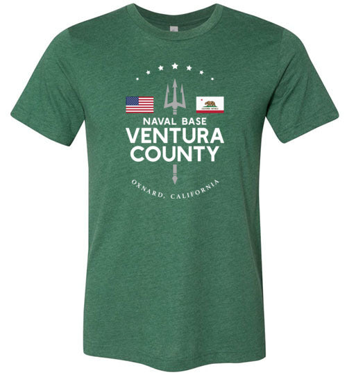 Naval Base Ventura County - Men's/Unisex Lightweight Fitted T-Shirt-Wandering I Store