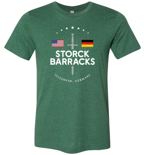 Storck Barracks - Men's/Unisex Lightweight Fitted T-Shirt-Wandering I Store