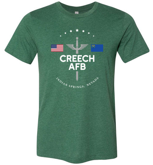 Creech AFB - Men's/Unisex Lightweight Fitted T-Shirt-Wandering I Store