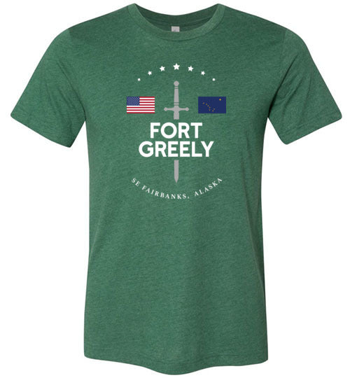Load image into Gallery viewer, Fort Greely - Men&#39;s/Unisex Lightweight Fitted T-Shirt-Wandering I Store
